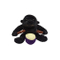 Keychain of short fluff orangutan stuffed plush toys with printing logo
