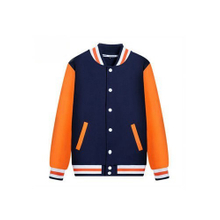 Sporting outerwear baseball jacket with customized embroidery logo