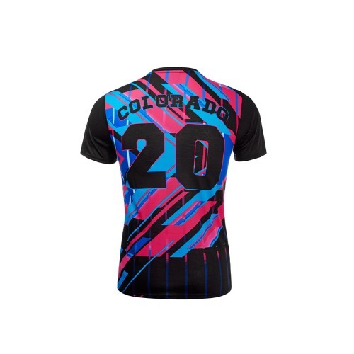 Promotion outdoor sport T-shirt with customized digital full colour printing logo