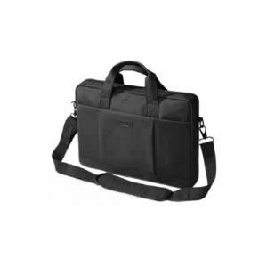 Carry waterproof nylon material shoulder computer bags inside with many pockets