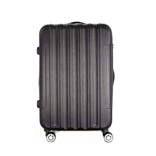 ABS material trolley luggage with inside large space and belt pockets