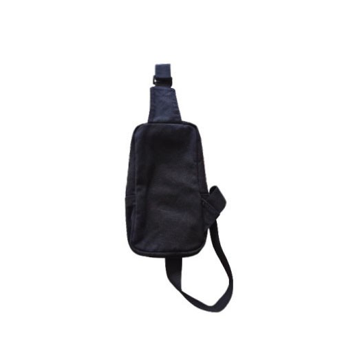 Professional custom outdoor sports canvas shoulder bag with front zipper pockets