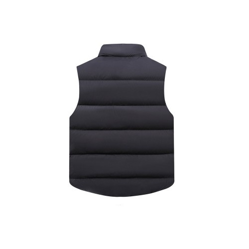 Customized printing logo black nylon windproof and insulated sports vest jacket