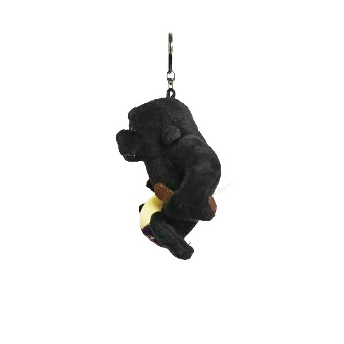 Chimpanzee animal stuffed plush toys keychain that can be customized with printing logo